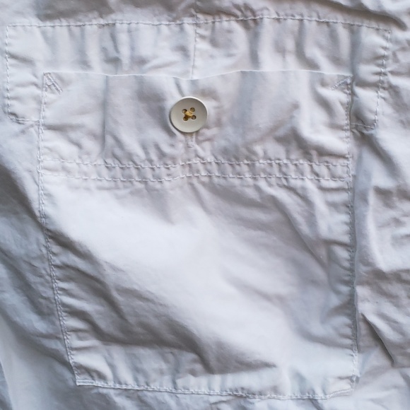 *GAP* Cropped Cargo pants White Size 4 - Picture 7 of 7